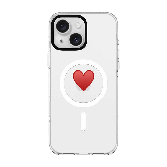 SPREAD HEART-Clear Kılıf MagSafe Özellikli - iPhone 15 Plus