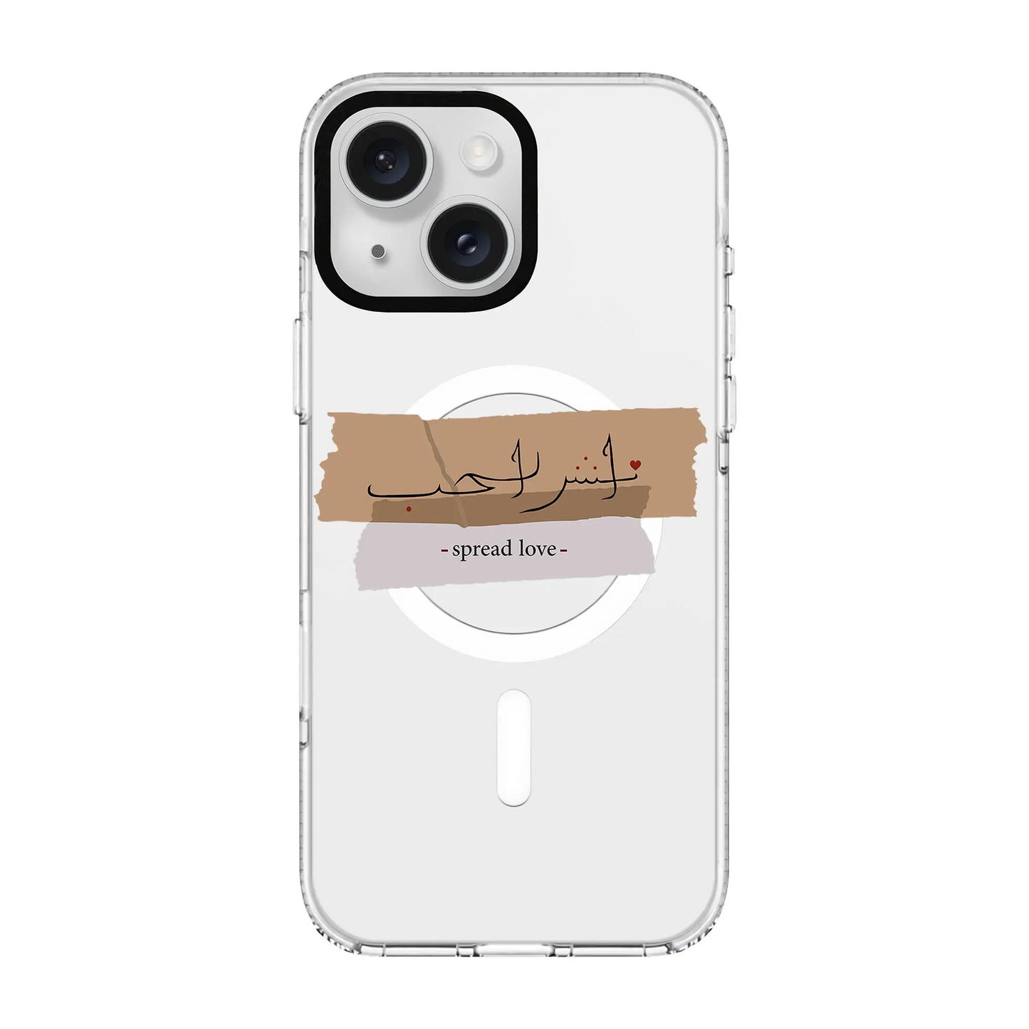 SPREAD LOVE-Clear Kılıf MagSafe Özellikli - iPhone 12