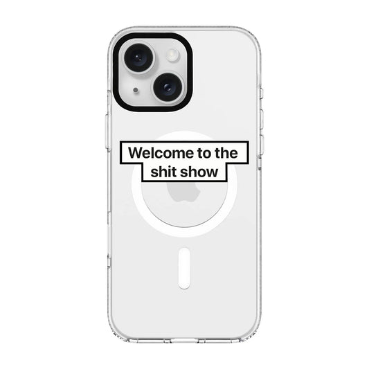 WELCOME-Clear Kılıf MagSafe Özellikli - iPhone 15 Plus