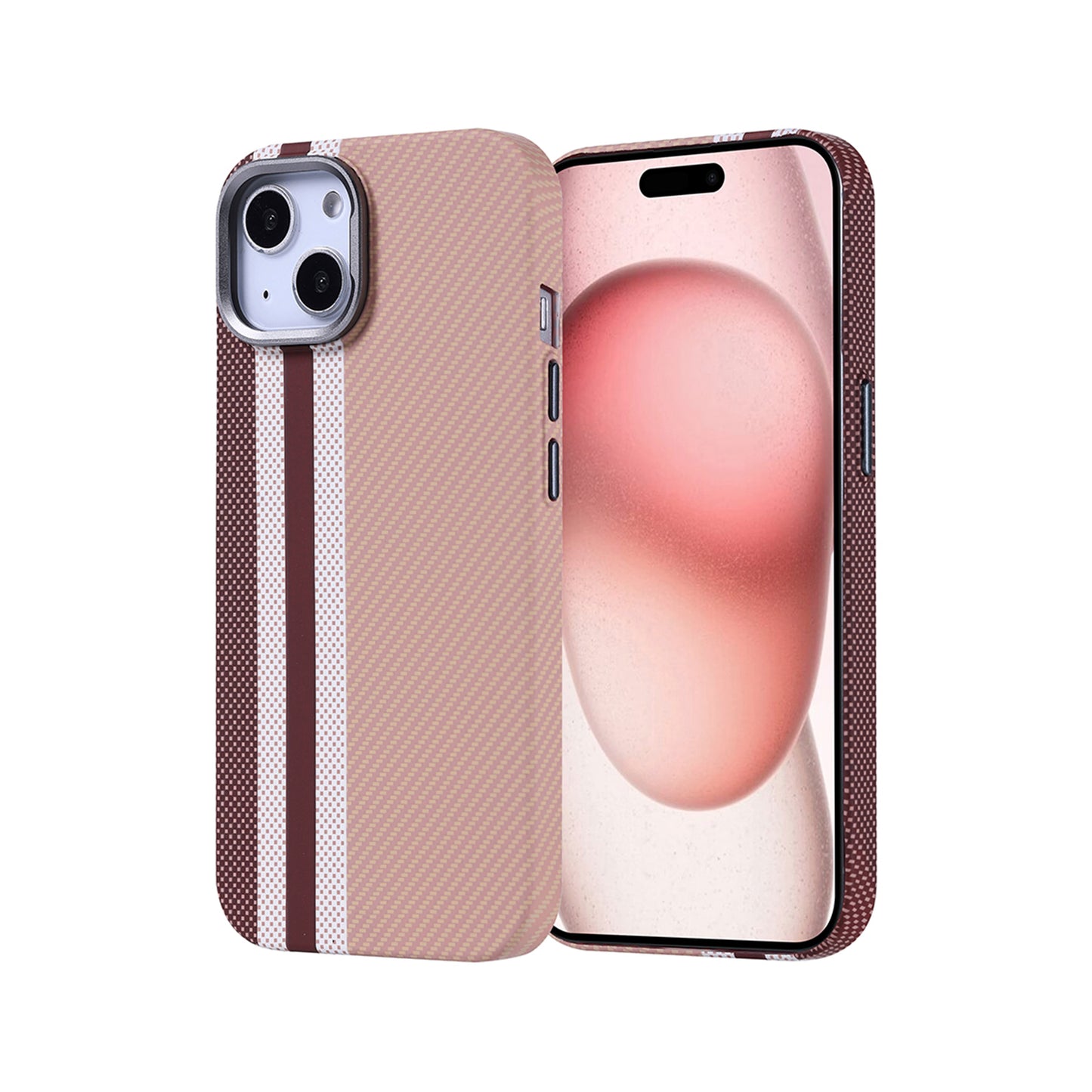 NEW-iPhone 15 Tissu Kılıf MagSafe Özellikli