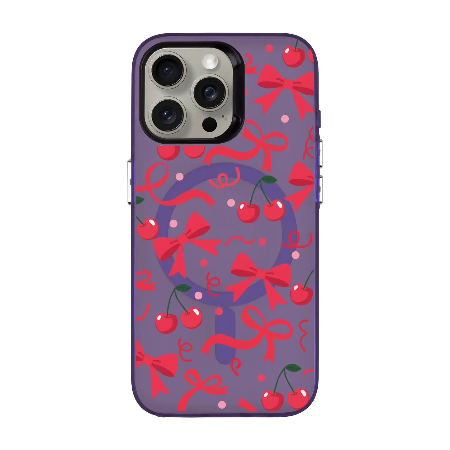 CHERRY RIBBON-Hold Kılıf MagSafe Özellikli - iPhone 11