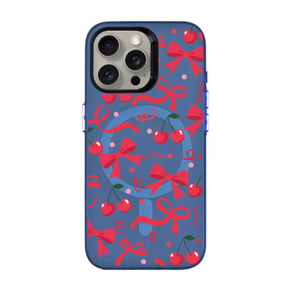 CHERRY RIBBON-Hold Kılıf MagSafe Özellikli - iPhone 15 Pro