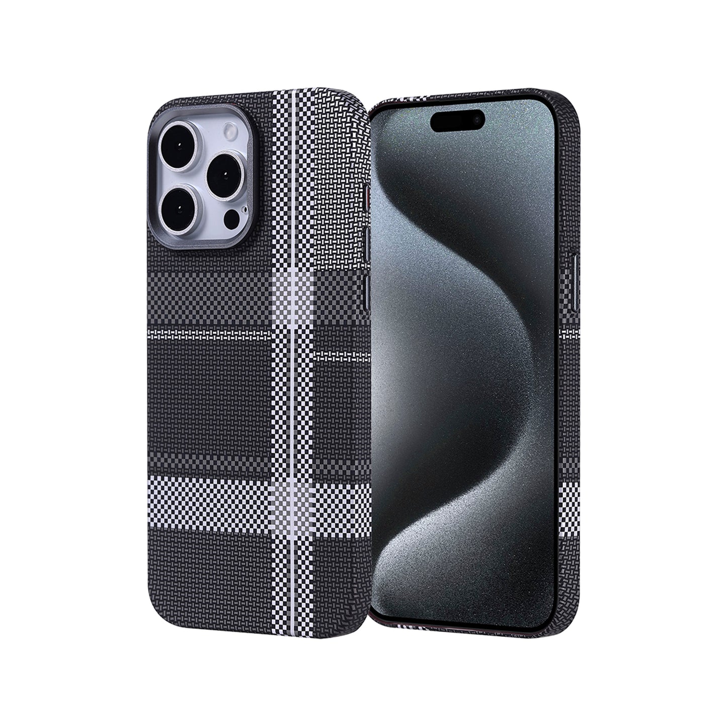 NEW-iPhone 15 Pro Tissu Kılıf MagSafe Özellikli