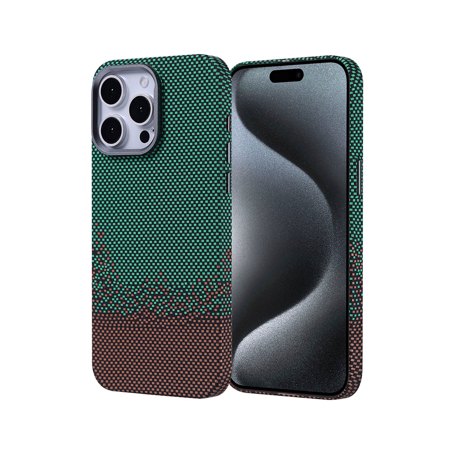 NEW-iPhone 15 Pro Tissu Kılıf MagSafe Özellikli