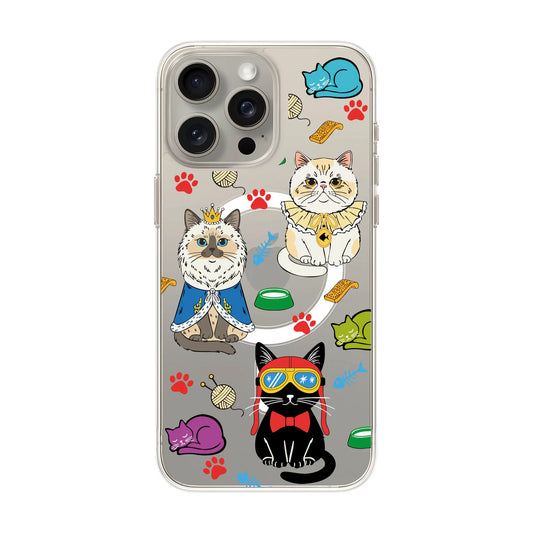 ROYAL CATS-iPhone 15 Pro Max Solid Kılıf MagSafe Özellikli