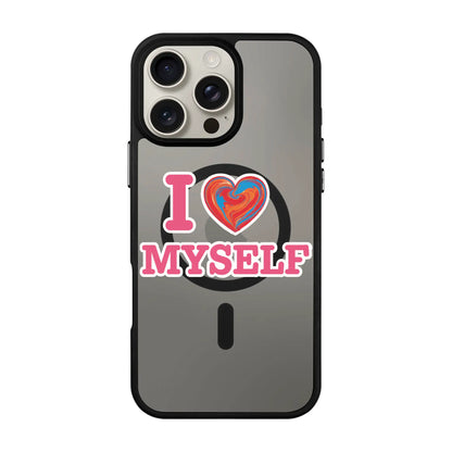 I LOVE MYSELF-Blur Kılıf MagSafe Özellikli - Galaxy S25