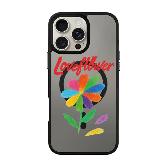 LOVE FLOWER-Blur Kılıf MagSafe Özellikli - iPhone 13