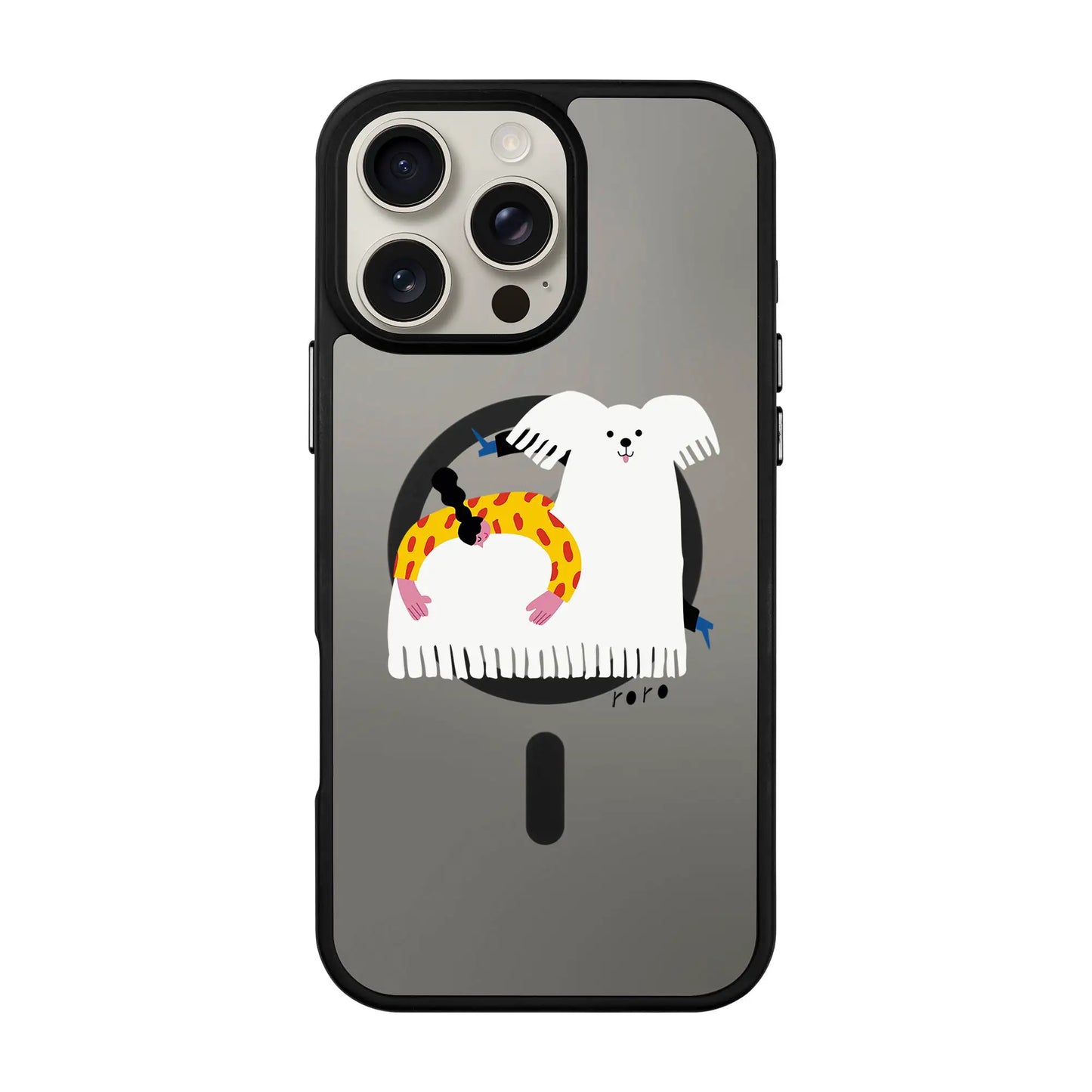 FANCY DOG-Blur Kılıf MagSafe Özellikli - iPhone 14 Pro