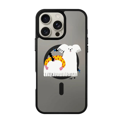 FANCY DOG-Blur Kılıf MagSafe Özellikli - iPhone 15