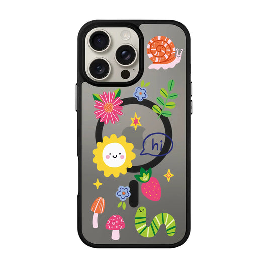 HELLO NATURE-Blur Kılıf MagSafe Özellikli - Galaxy S24