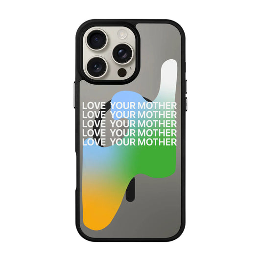 LOVE YOUR MOTHER-Blur Kılıf MagSafe Özellikli - iPhone 16e