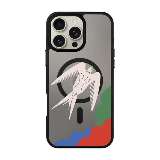 L’OISEAU LIBRE-Blur Kılıf MagSafe Özellikli - iPhone 16e