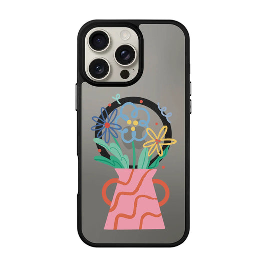 PINK VASE-Blur Kılıf MagSafe Özellikli - iPhone 16e