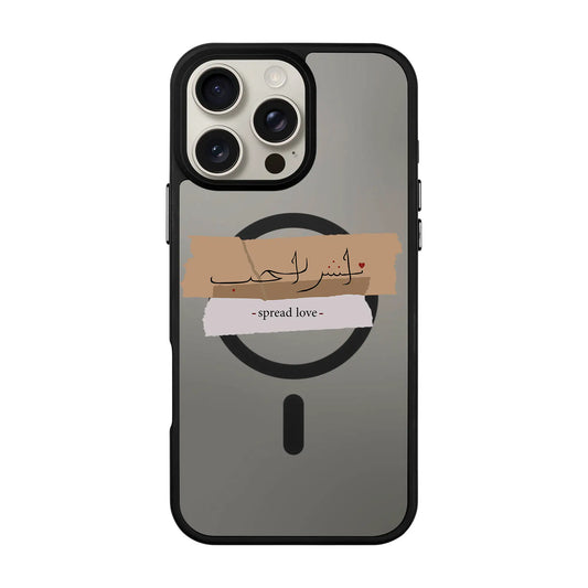 SPREAD LOVE-Blur Kılıf MagSafe Özellikli - iPhone 16 Pro Max