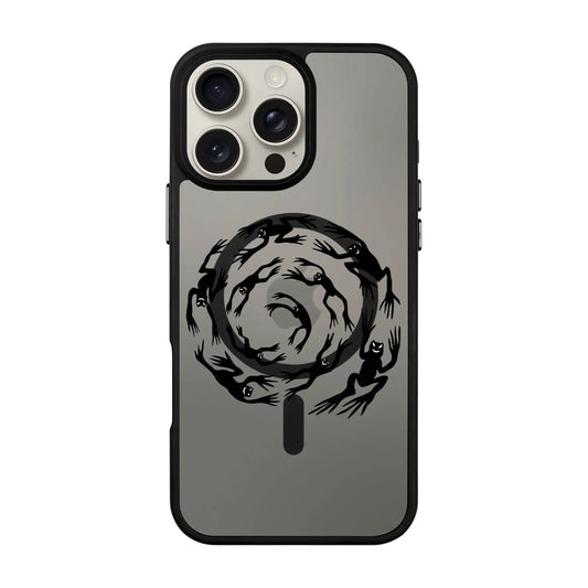 SWIRLING FROGS-Blur Kılıf MagSafe Özellikli - iPhone 16 Pro Max