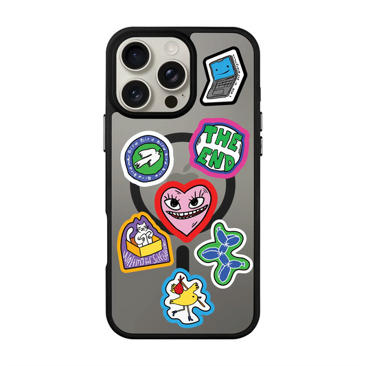 TŌTEN STICKERZ-Blur Kılıf MagSafe Özellikli - Galaxy S25 Edge