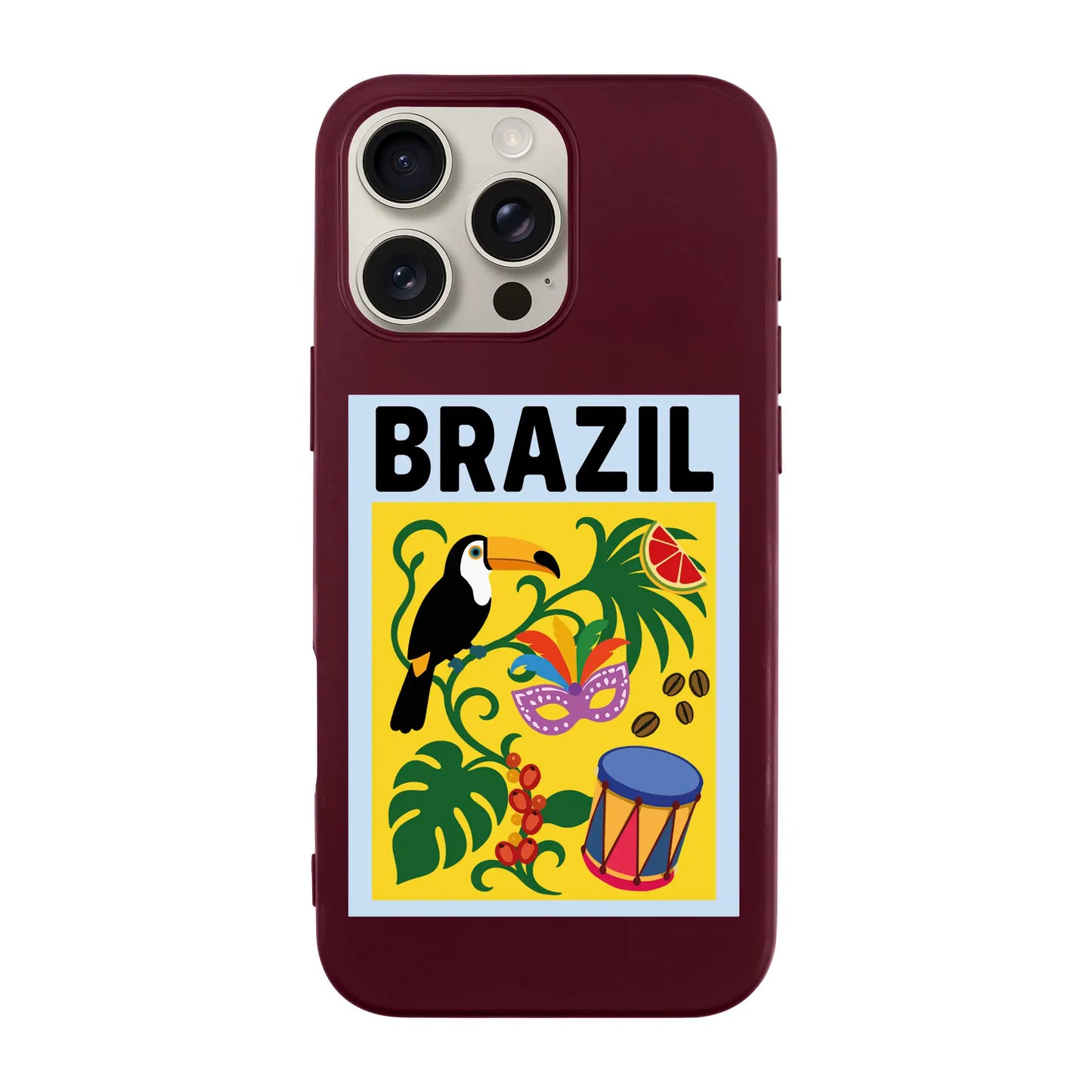 I AM BRAZILIAN-Ultra Silikon Kılıf-iPhone 15 Plus