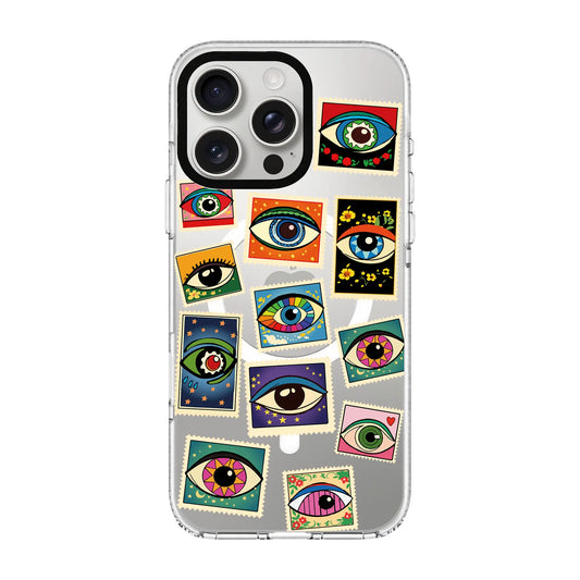 STAMP ME LUCKY-Clear Kılıf MagSafe Özellikli - iPhone 16 Pro Max