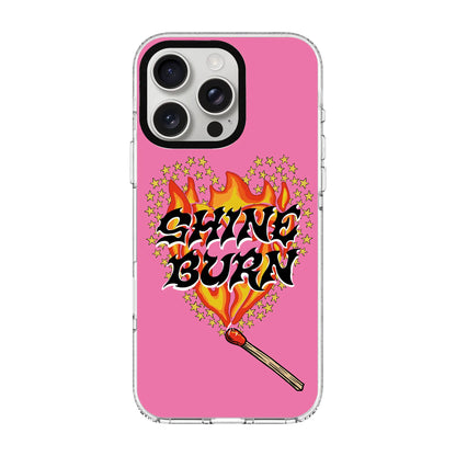 SHINE BURN-Clear Kılıf MagSafe Özellikli - iPhone 13 Pro Max