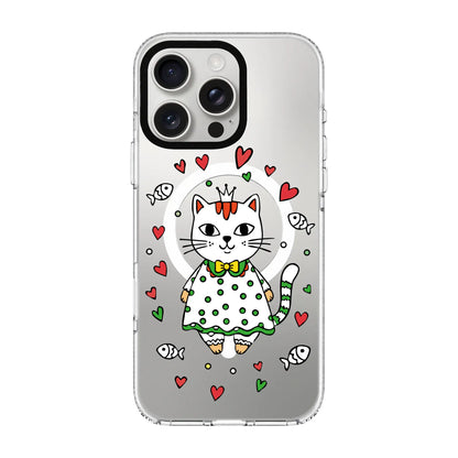 PRINCESS CAT-Clear Kılıf MagSafe Özellikli - iPhone 12 Pro