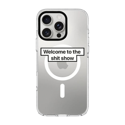 WELCOME-Clear Kılıf MagSafe Özellikli - iPhone 16 Pro Max