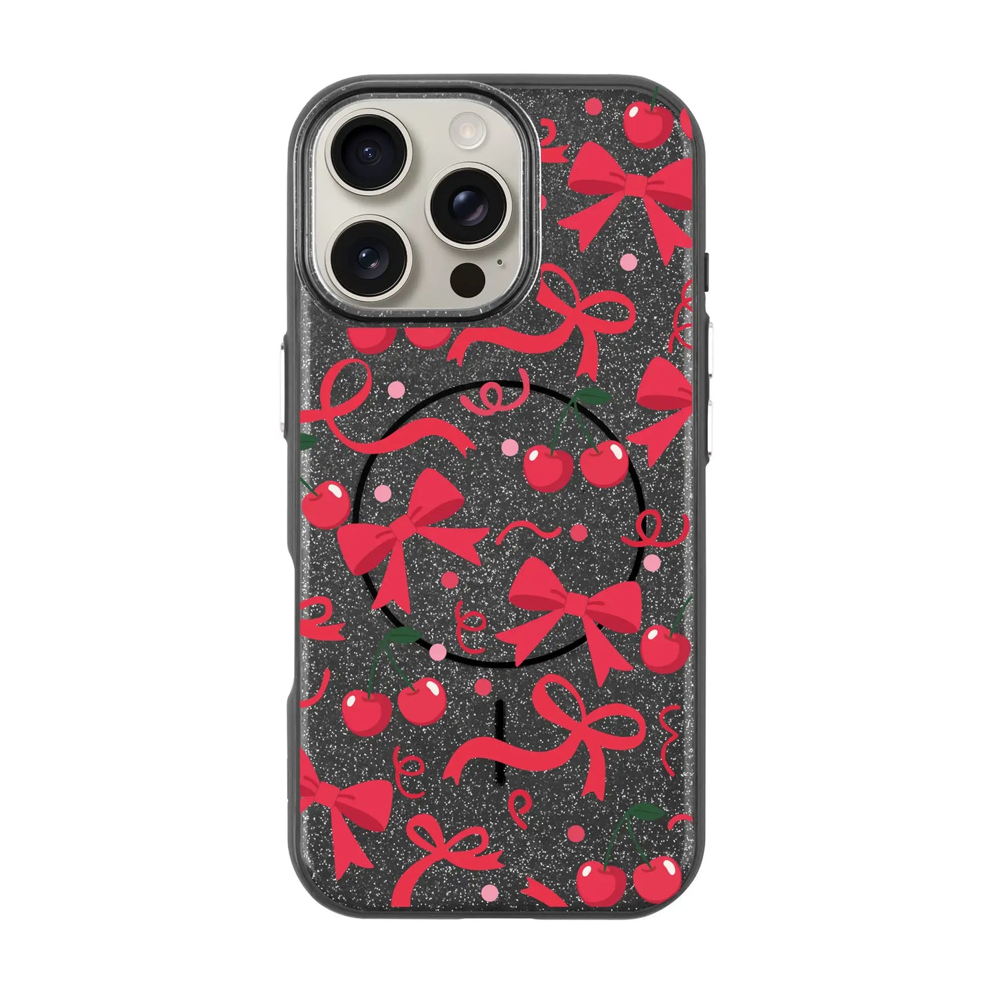 CHERRY RIBBON-Radiant Kılıf MagSafe Özellikli - iPhone 16 Plus