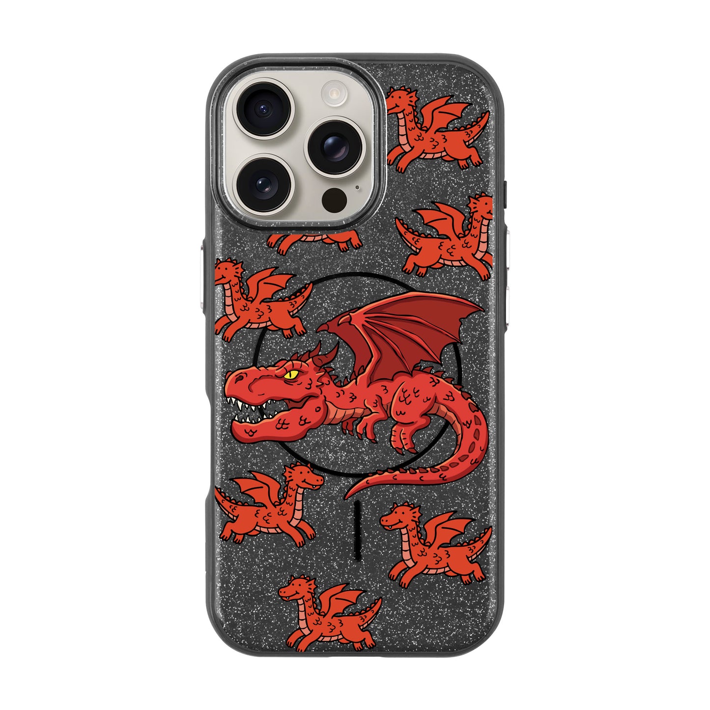 CRIMSON BROOD-Radiant Kılıf MagSafe Özellikli - iPhone 16 Pro Max