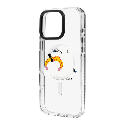 FANCY DOG-Clear Kılıf MagSafe Özellikli - iPhone 11