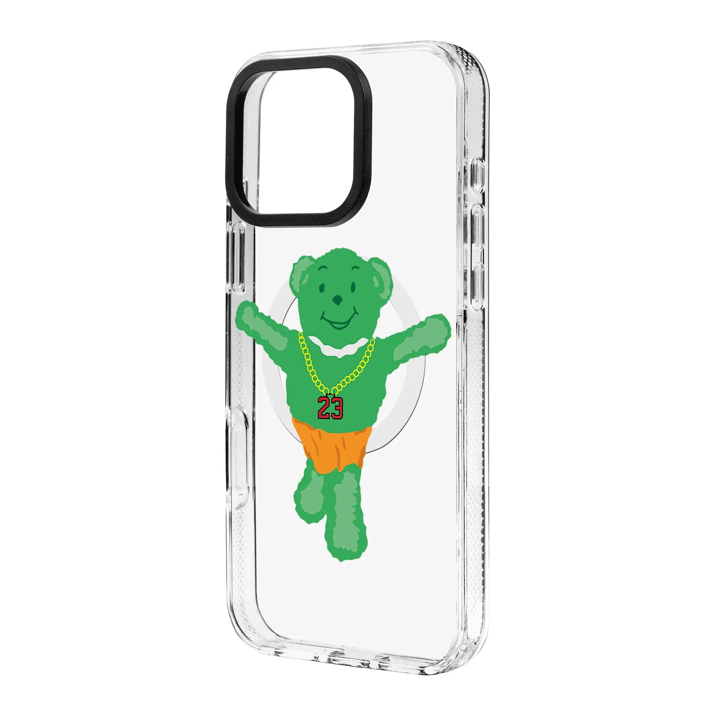GREEN BEAR-Clear Kılıf MagSafe Özellikli - iPhone 17e