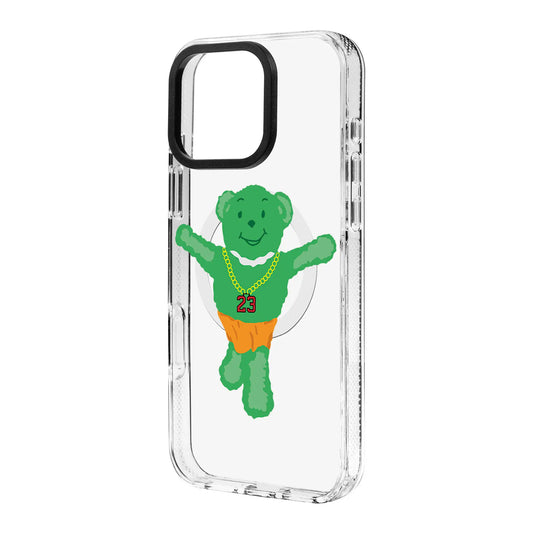 GREEN BEAR-Clear Kılıf MagSafe Özellikli - iPhone 15 Plus