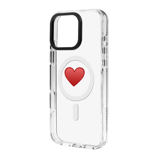 SPREAD HEART-Clear Kılıf MagSafe Özellikli - iPhone 16 Pro Max
