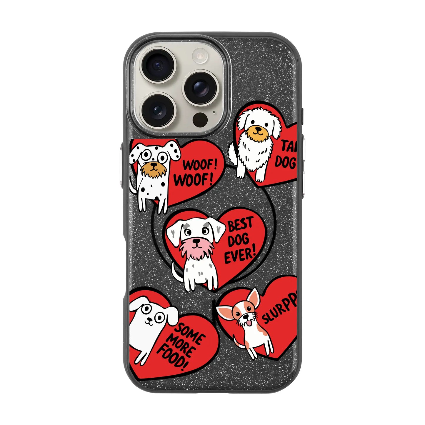 DOGS WITH HEARTS-Radiant Kılıf MagSafe Özellikli - iPhone 16 Plus