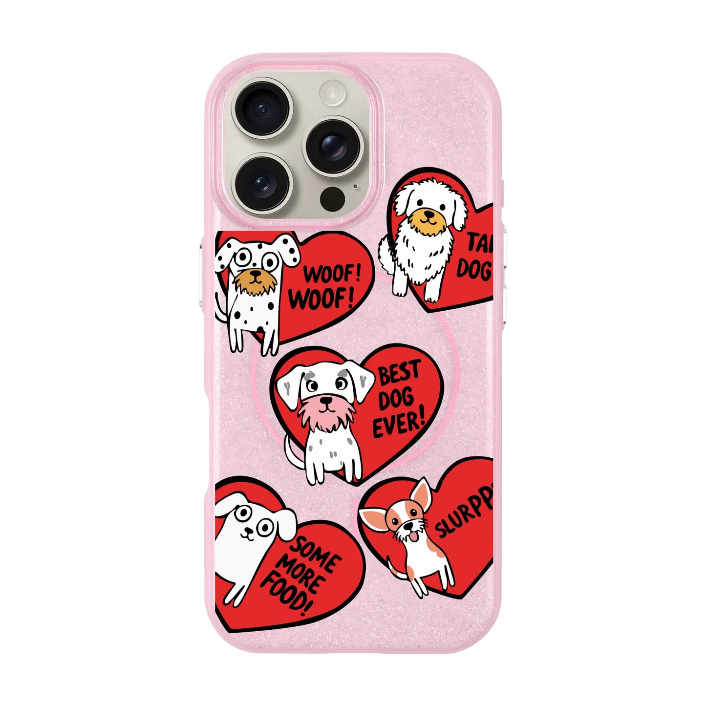 DOGS WITH HEARTS-Radiant Kılıf MagSafe Özellikli - iPhone 14 Plus