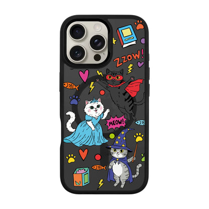 FANTASTIC CATS-iPhone 16 Pro Max Rise Kılıf MagSafe Özellikli