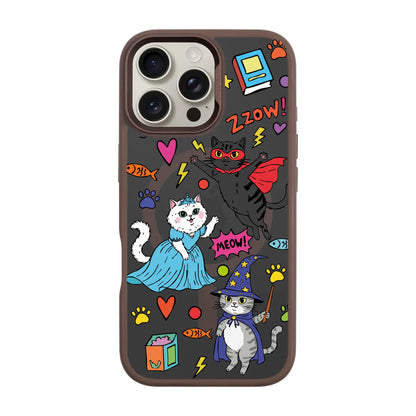 FANTASTIC CATS-iPhone 16 Pro Rise Kılıf MagSafe Özellikli