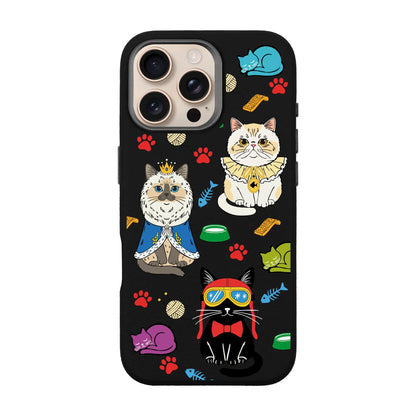 ROYAL CATS-Leather Premium Kılıf MagSafe Özellikli - iPhone 16 Pro Max