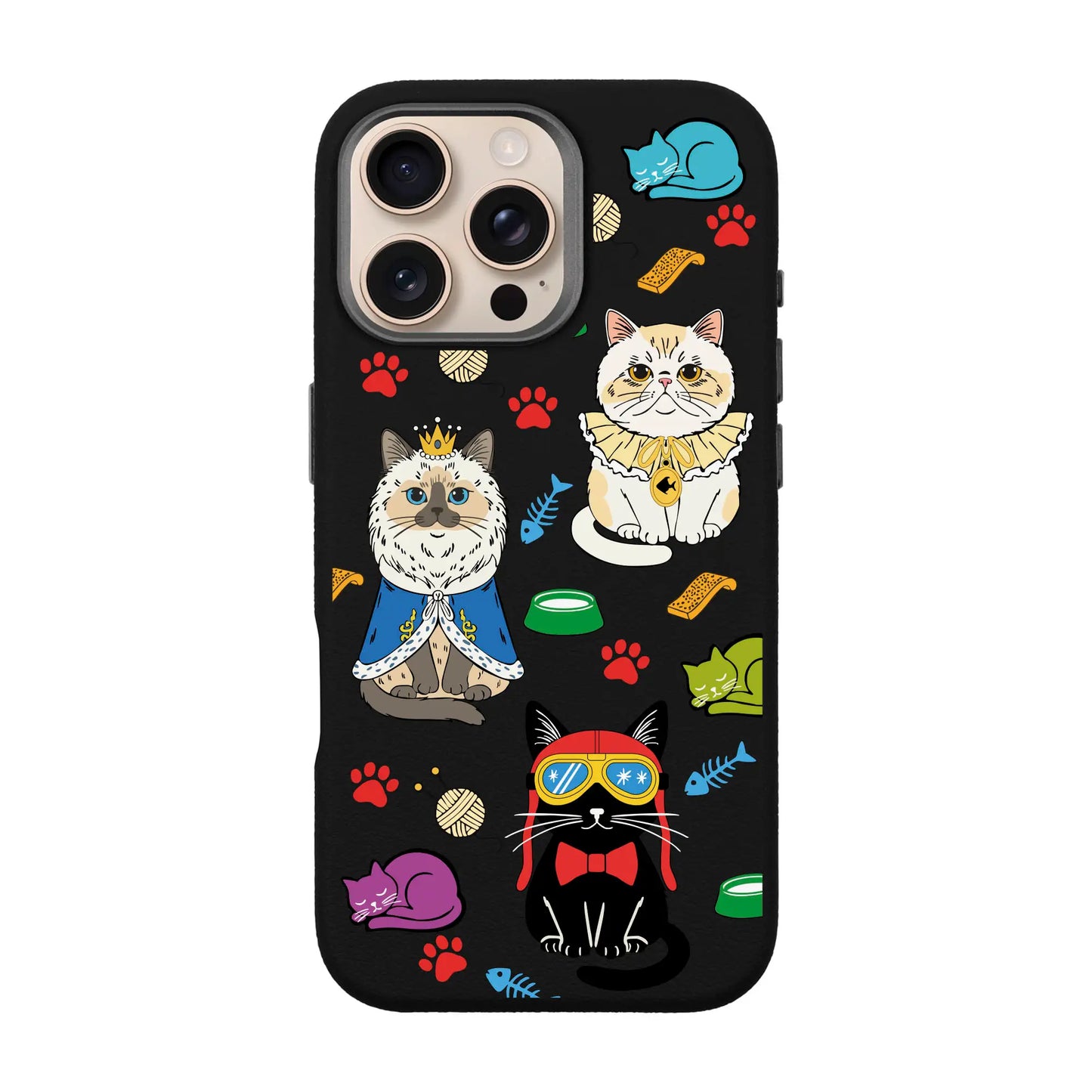 ROYAL CATS-Leather Premium Kılıf MagSafe Özellikli - iPhone 14 Pro Max