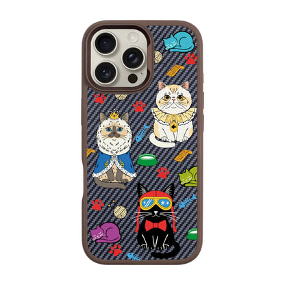 ROYAL CATS-iPhone 16 Pro Max Plaid Kılıf MagSafe Özellikli