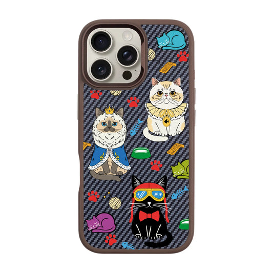 ROYAL CATS-iPhone 16 Pro Max Plaid Kılıf MagSafe Özellikli