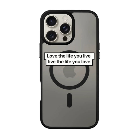 LOVE THE LIFE-Blur Kılıf MagSafe Özellikli - iPhone 15 Pro