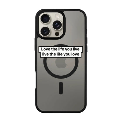 LOVE THE LIFE-Blur Kılıf MagSafe Özellikli - Galaxy S24