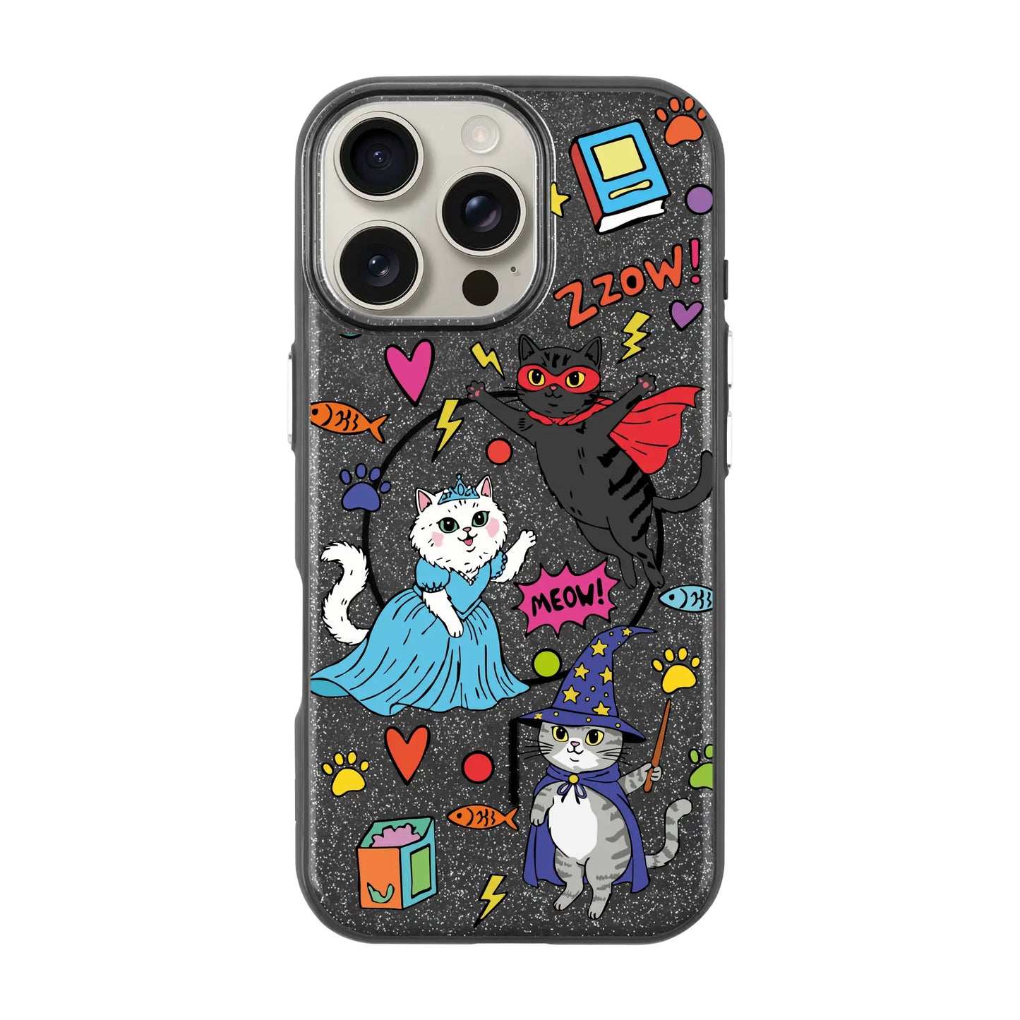 FANTASTIC CATS-Radiant Kılıf MagSafe Özellikli - iPhone 16 Plus