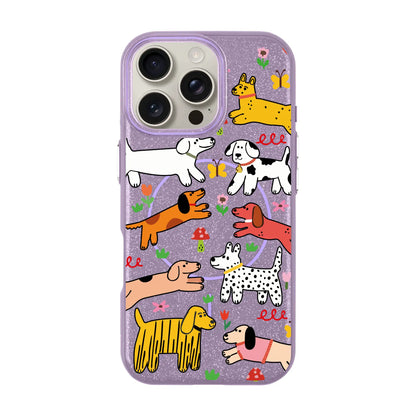 CHEERFUL DOGS-Radiant Kılıf MagSafe Özellikli - iPhone 16 Plus