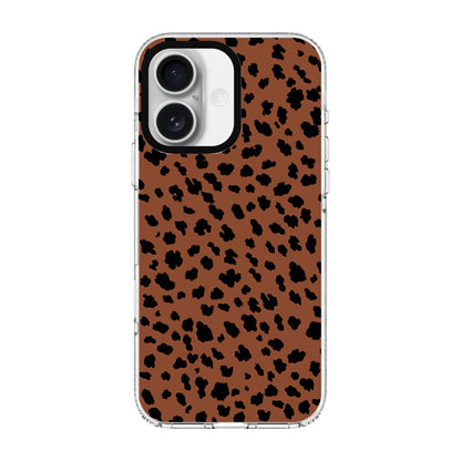 CLASSIC LEOPARD-Clear Kılıf MagSafe Özellikli - iPhone 16e