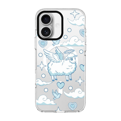 FLYING SHEEP-Clear Kılıf MagSafe Özellikli - iPhone 16 Plus