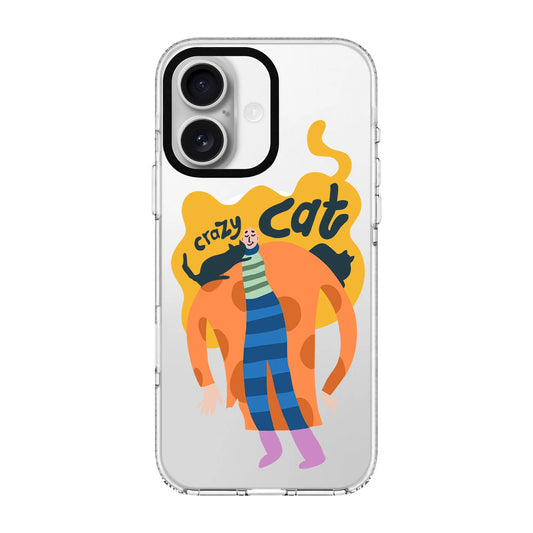 CRAZY CAT-Clear Kılıf MagSafe Özellikli - iPhone 17e