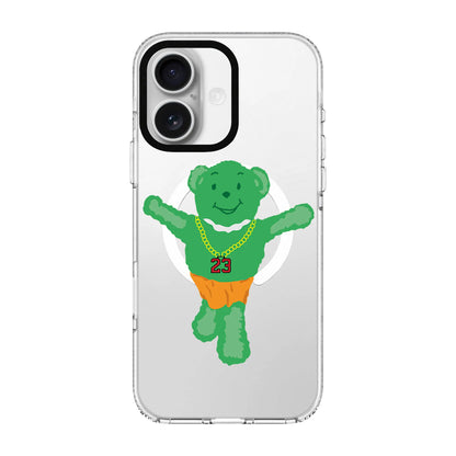 GREEN BEAR-Clear Kılıf MagSafe Özellikli - iPhone 17e
