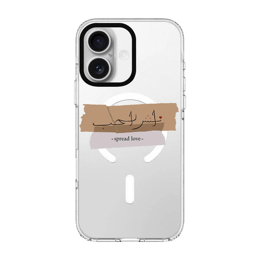 SPREAD LOVE-Clear Kılıf MagSafe Özellikli - iPhone 17e