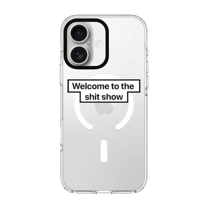 WELCOME-Clear Kılıf MagSafe Özellikli - iPhone 16 Plus