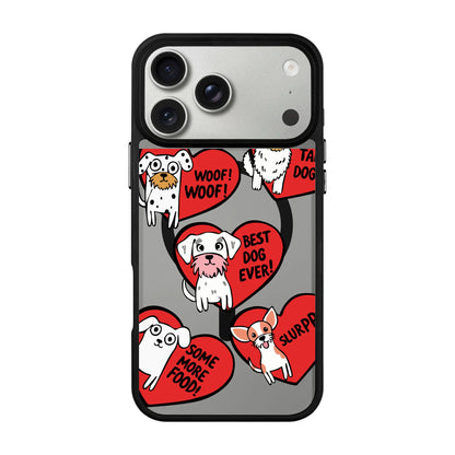 DOGS WITH HEARTS-Blur Kılıf MagSafe Özellikli - iPhone 17 Pro Max